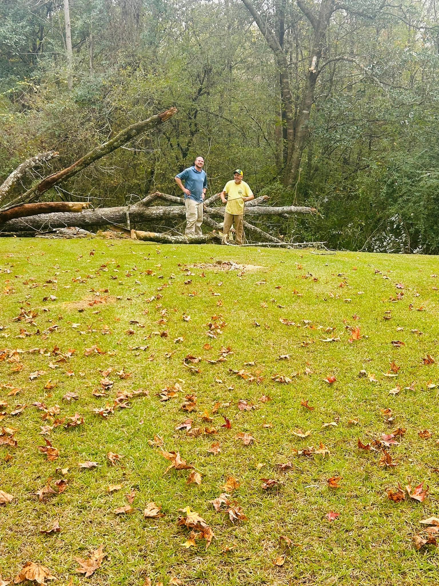 RF Services crew on storm cleanup job