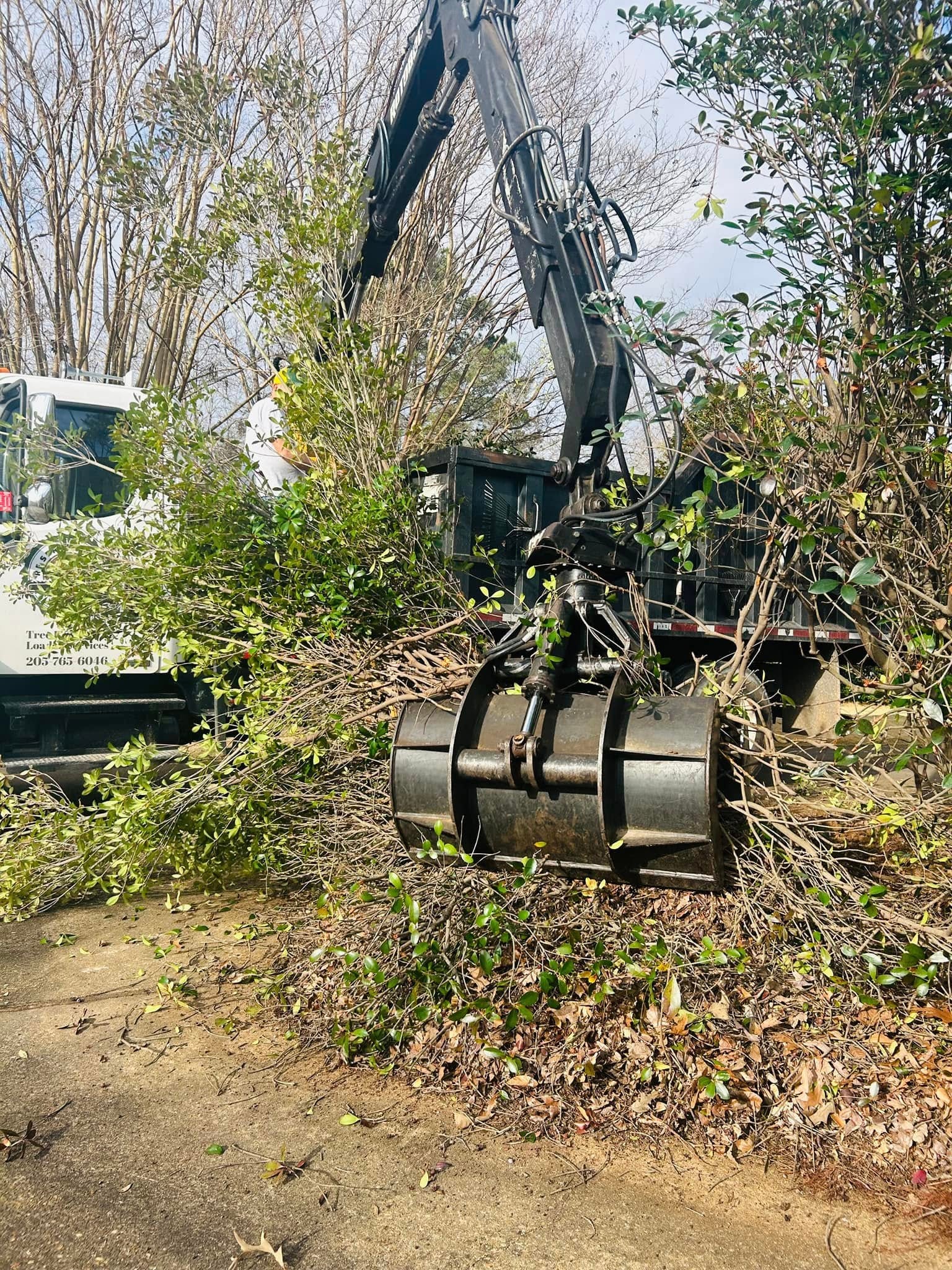 RF Services loader equipment on job site